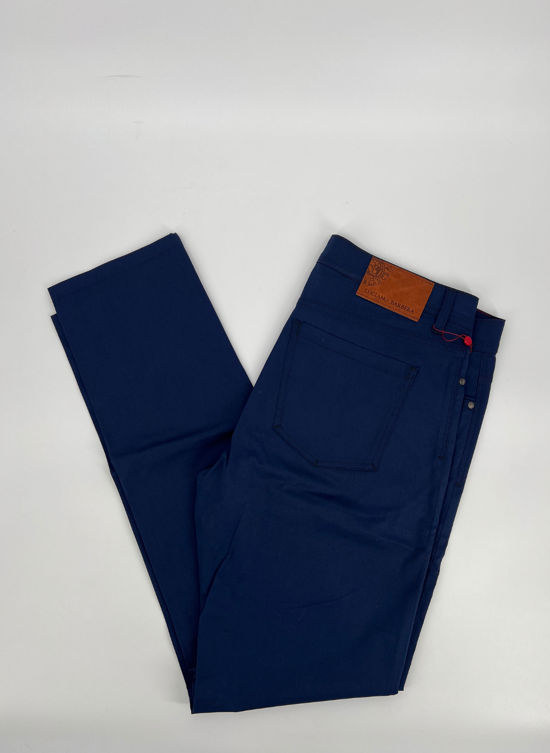 38 (54 Euro) Luciano Barbera 5-Pocket Pant in Navy