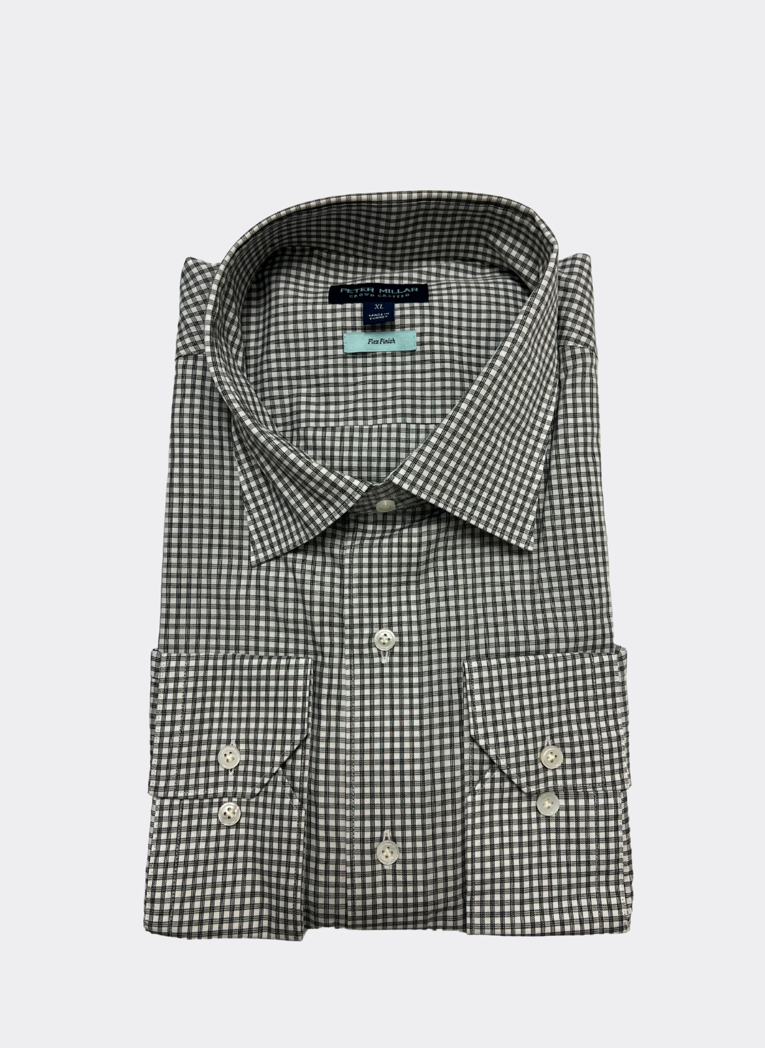 XL Peter Millar Francis Sport Shirt in Loden