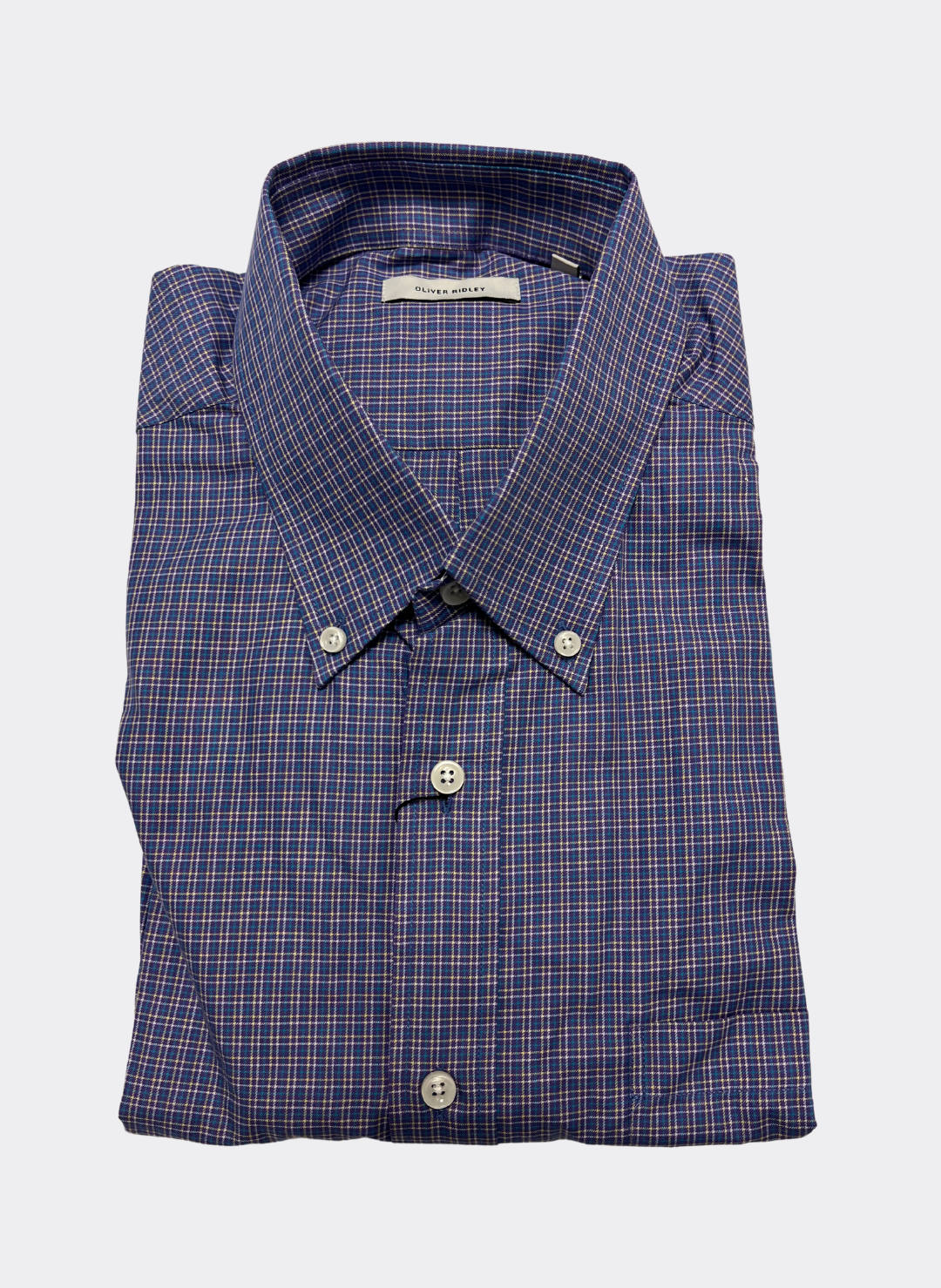 XL Oliver Ridley Tatterall Sport Shirt in Plum