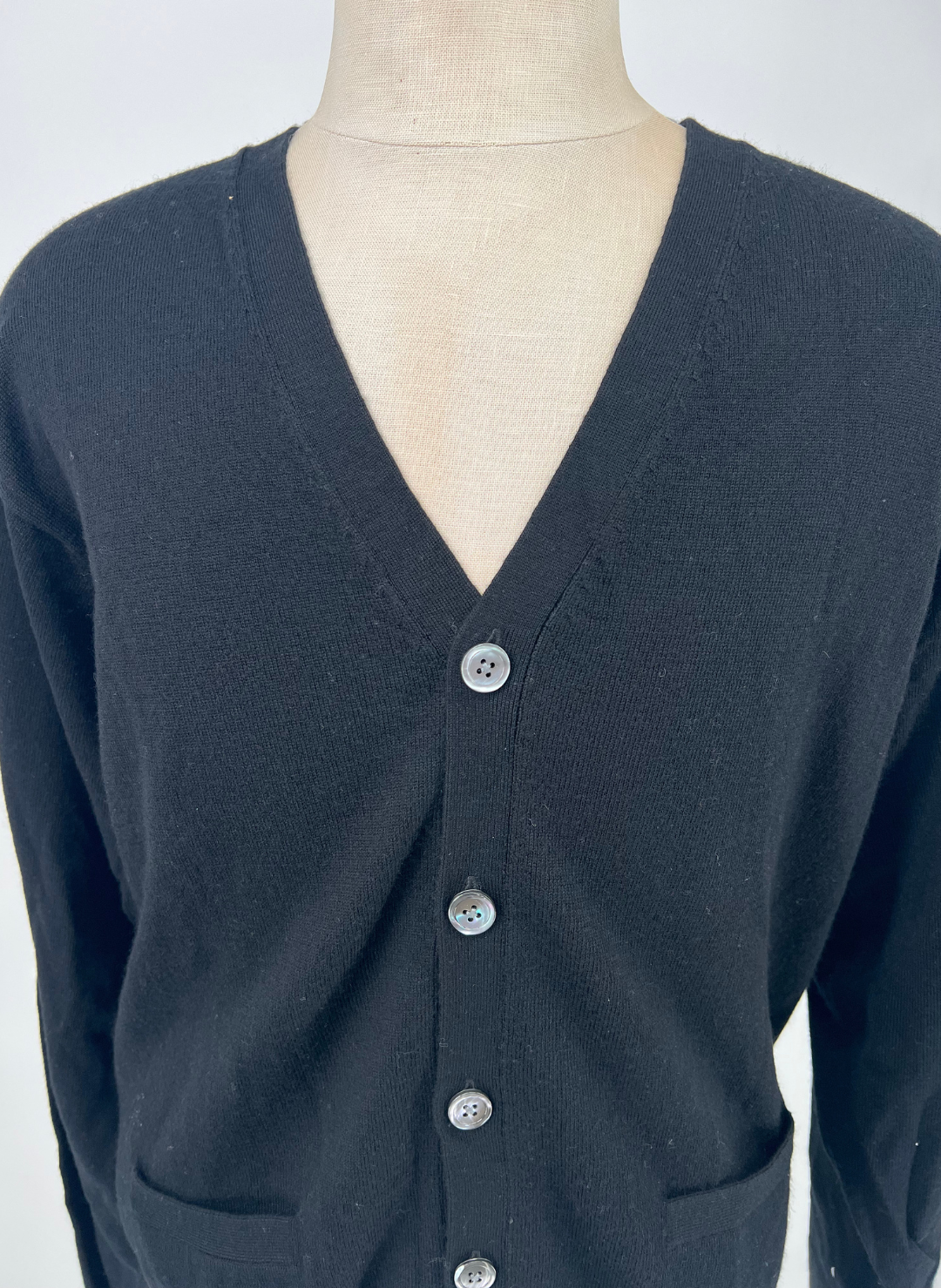 XL Peter Millar Black Cardigan