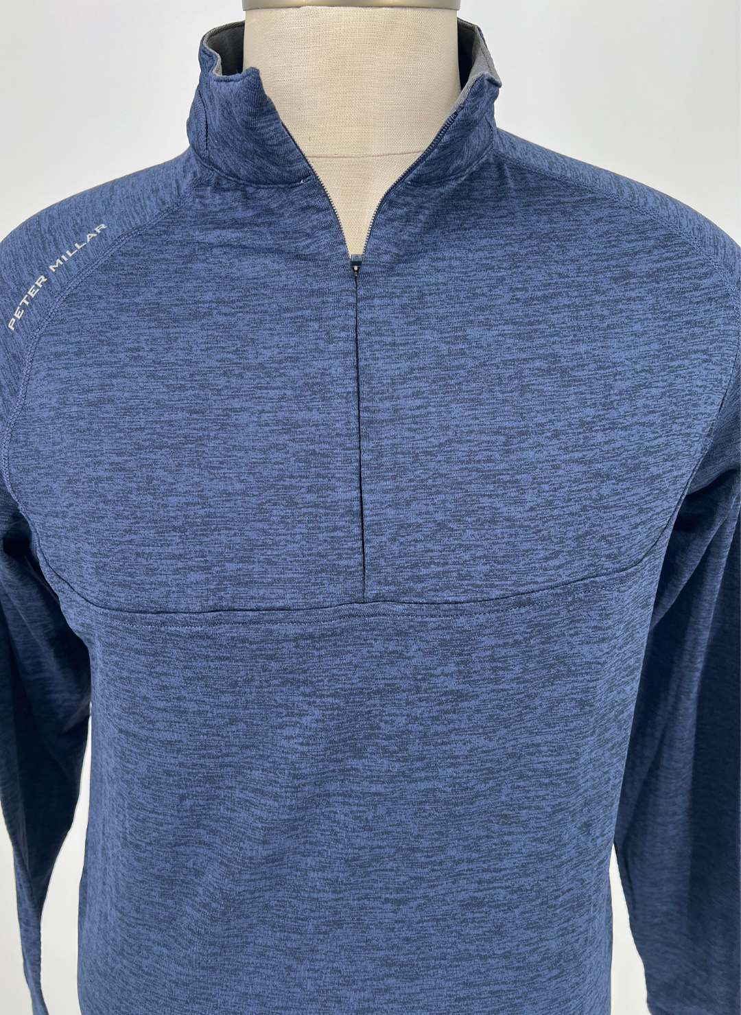 S Peter Millar Maven Performance Q-Zip in Navy