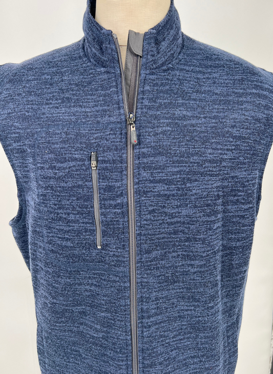 XL Johnnie-O Knit Vest in Admiral