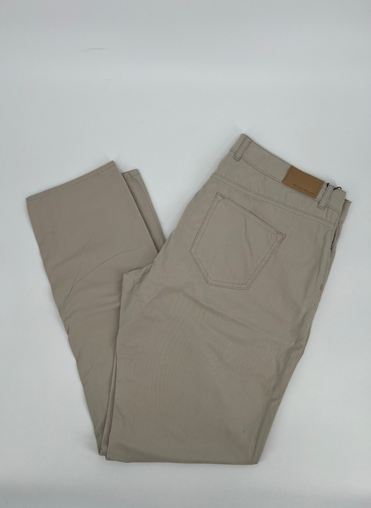 40 Peter Millar Delvin 5-Pocket Pant in Stone