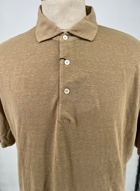 XL Peter Millar Greystone Polo in Summer Dune