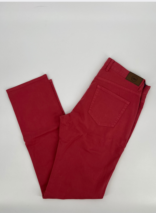 32 Peter Millar Ultimate Sateen Pant in Red
