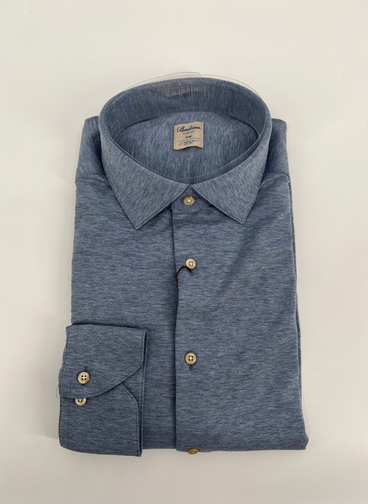L Stenströms Jersey Shirt in Blue