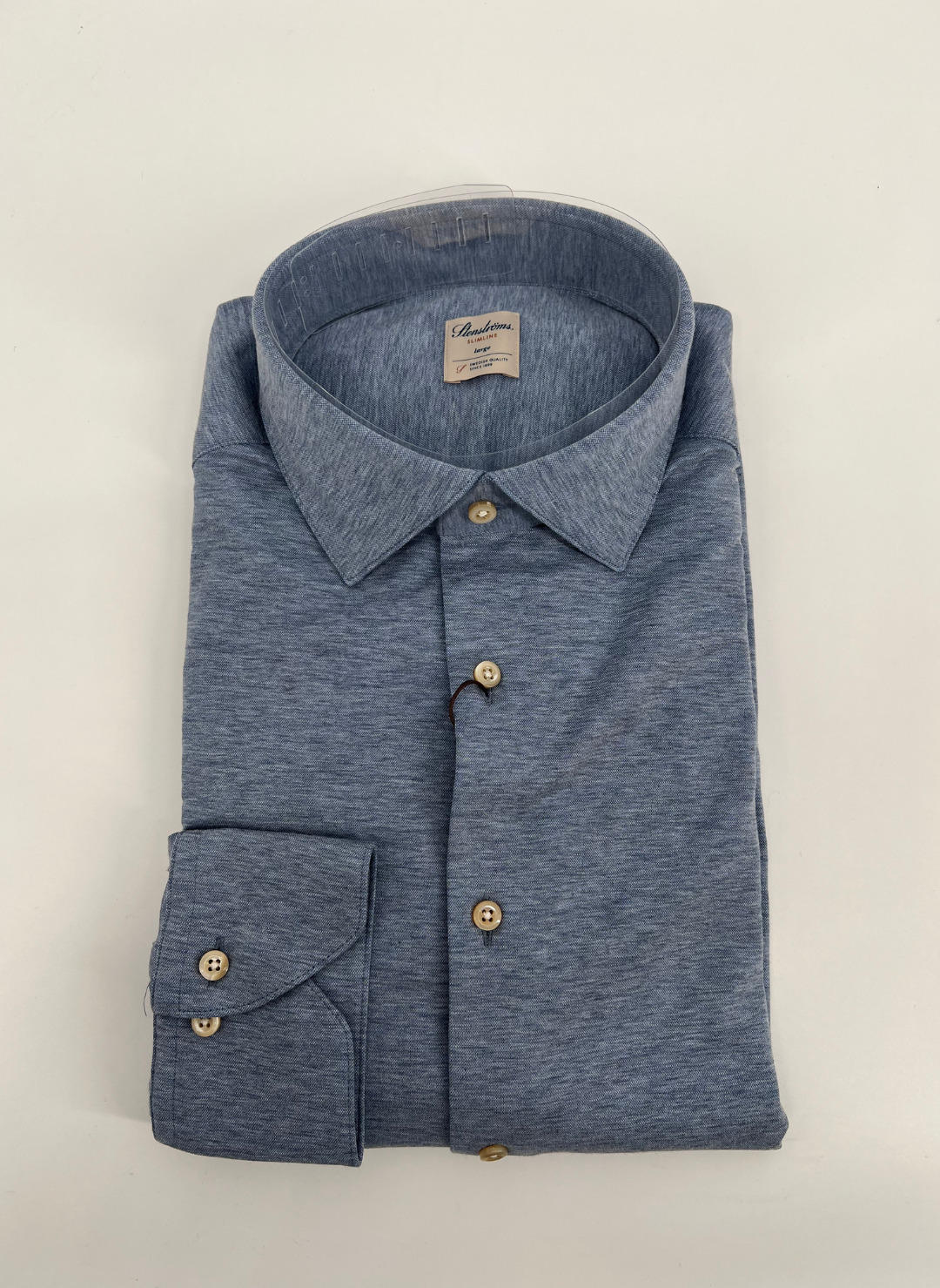 L Stenströms Jersey Shirt in Blue