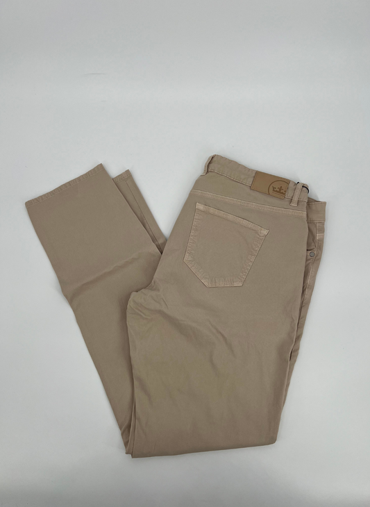 40 Peter Millar Wayfare 5-Pocket Pant in Stone